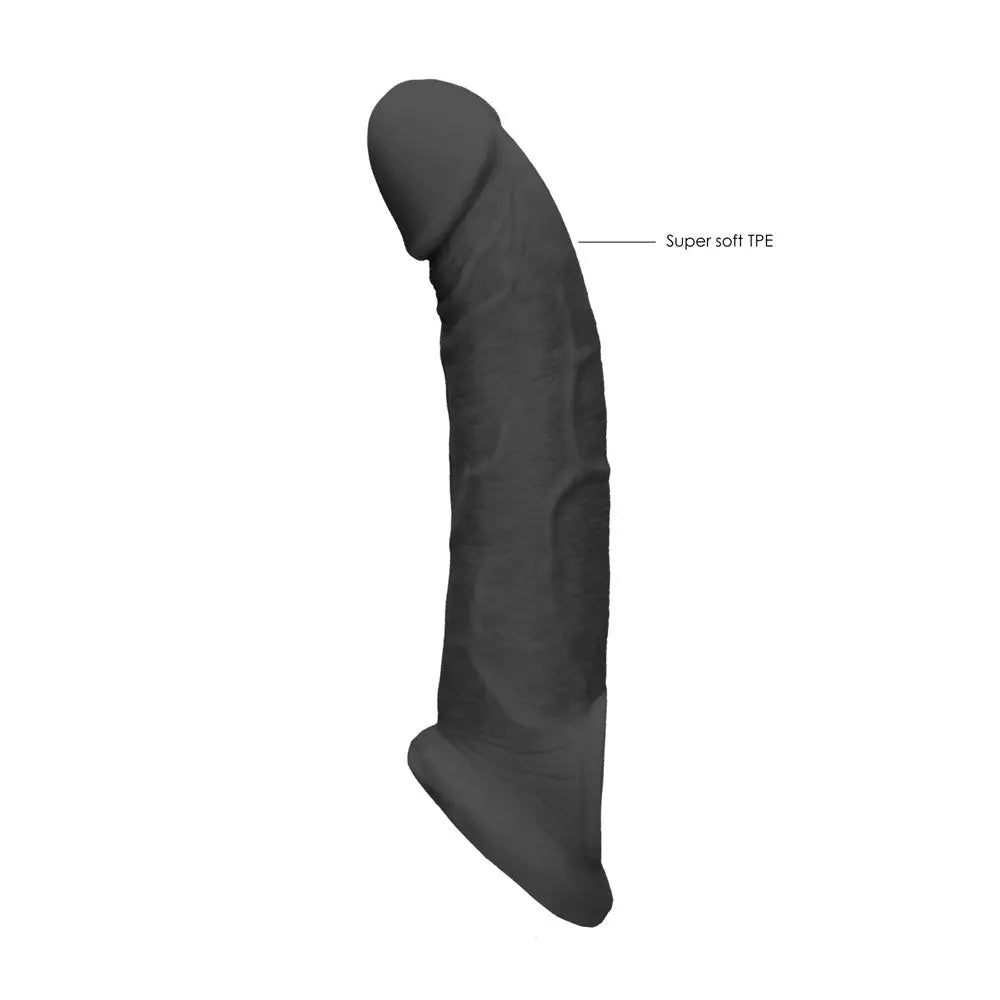Shop affordable quality REALROCK 9'' Realistic Penis Extender with Rings - 22.9 cm Penis Extension Sleeve - Discreet Intimate Essentials - SLEEVES - Shots Toys