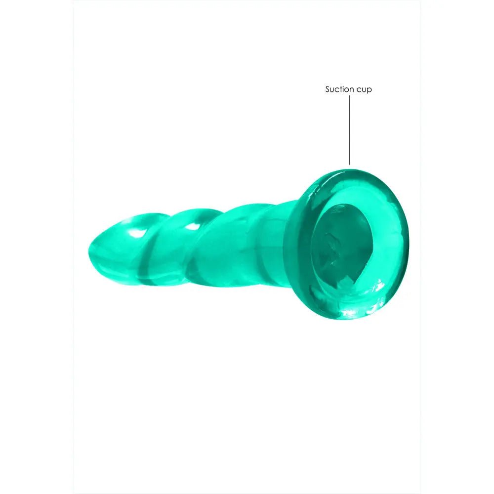 Shop affordable quality REALROCK Dildo With Suction - 17 cm - Turquoise - Turquoise 17 cm Dildo - Discreet Intimate Essentials - DONGS - Shots Toys