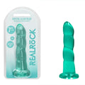 Shop affordable quality REALROCK Dildo With Suction - 17 cm - Turquoise - Turquoise 17 cm Dildo - Discreet Intimate Essentials - DONGS - Shots Toys