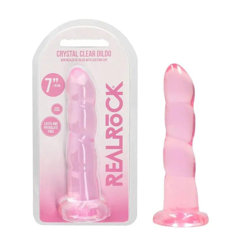 REALROCK Non Realistic Dildo With Suctio - Shots Toys Discreet Intimate Essentials.
