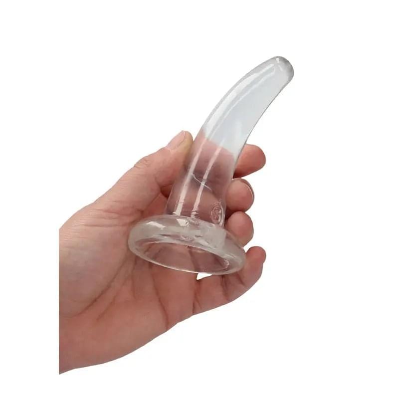 REALROCK Non Realistic Dildo With Suction Cup - 11.5 cm -  11.5 cm Curved Pegging Dong Shots Toys Discreet Intimate Essentials.