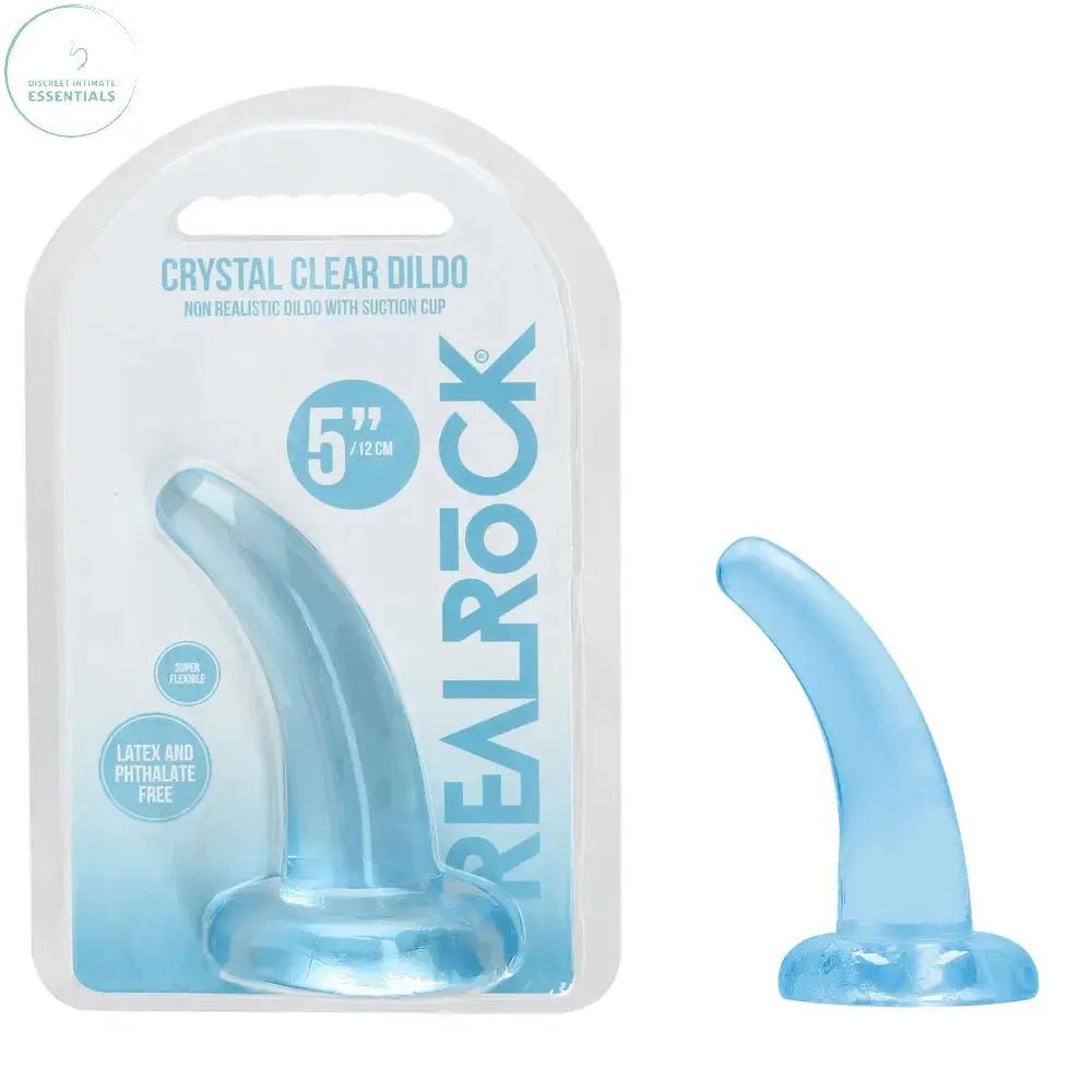Shop affordable quality REALROCK Non Realistic Dildo With Suction Cup - 11.5 cm - 11.5 cm Curved Pegging Dong - Discreet Intimate Essentials - DONGS - Shots Toys
