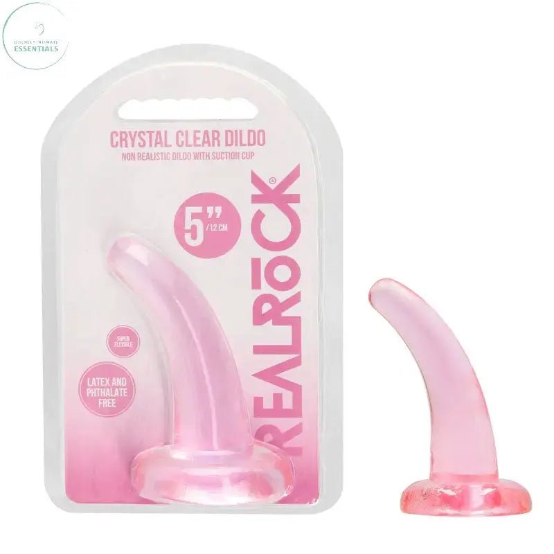 Shop affordable quality REALROCK Non Realistic Dildo With Suction Cup - 11.5 cm - 11.5 cm Curved Pegging Dong - Discreet Intimate Essentials - DONGS - Shots Toys