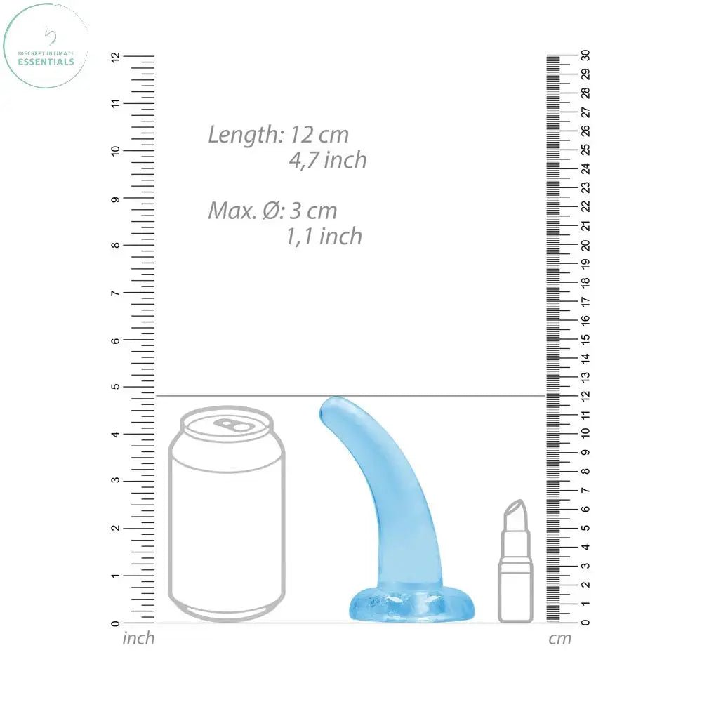 Shop affordable quality REALROCK Non Realistic Dildo With Suction Cup - 11.5 cm - 11.5 cm Curved Pegging Dong - Discreet Intimate Essentials - DONGS - Shots Toys