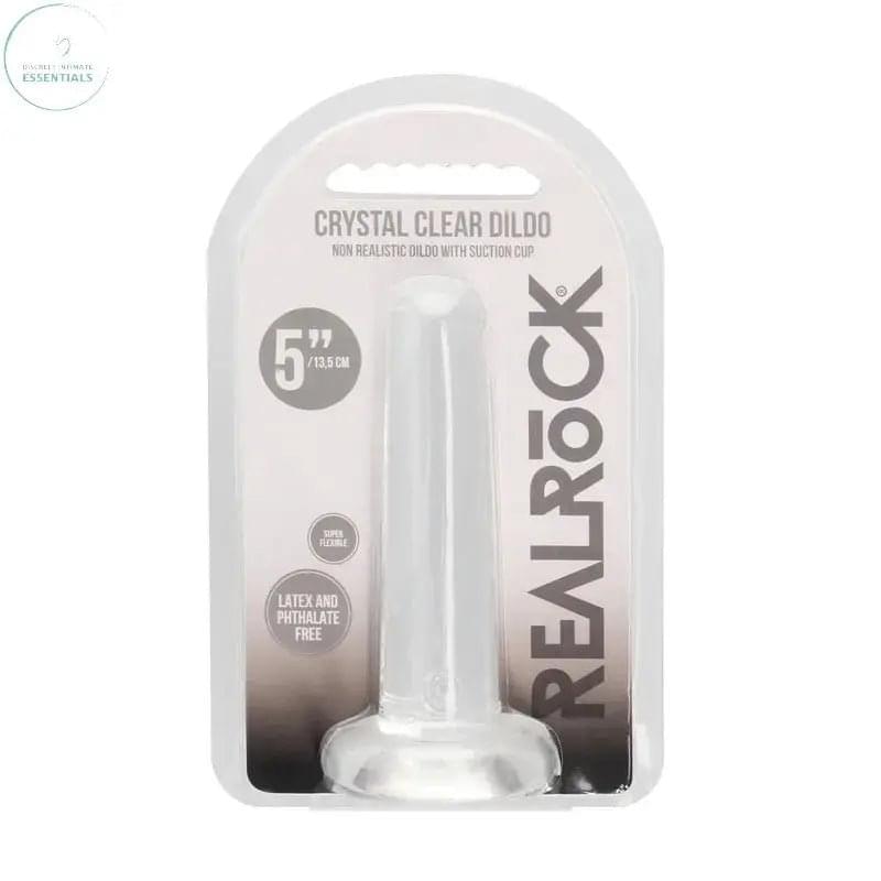 REALROCK Non Realistic Dildo With Suction Cup - 13.5 cm -  13.5 cm Dong Shots Toys Discreet Intimate Essentials.
