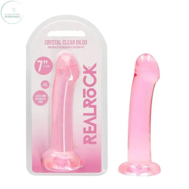 REALROCK Non Realistic Dildo With Suction Cup - 17 cm -  17 cm Dong Shots Toys Discreet Intimate Essentials.