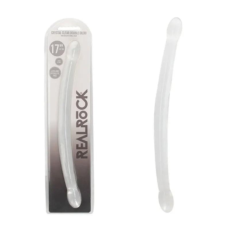 REALROCK Non Realistic Double Dong 17'' -  43 cm Double Dong Shots Toys Discreet Intimate Essentials.