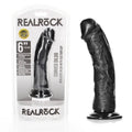 Shop affordable quality REALROCK Realistic Regular Curved Dildo with Suction Cup - 15.5 cm - 15.5 cm (6'') Dong - Discreet Intimate Essentials - DONGS - Shots Toys