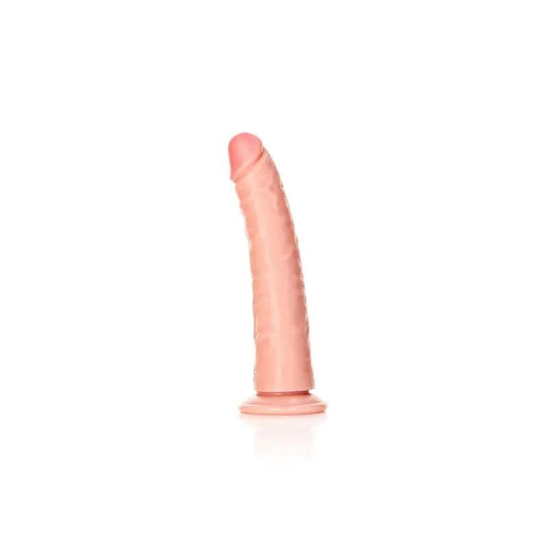 REALROCK Realistic Slim Dildo with Suction Cup - 18cm -  18 cm (7'') Dong Shots Toys Discreet Intimate Essentials.