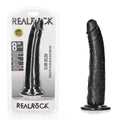 REALROCK Realistic Slim Dildo with Suction Cup - 20.5cm -  20.5 cm (8'') Dong Shots Toys Discreet Intimate Essentials.