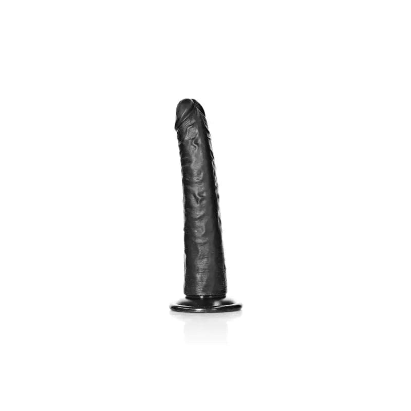 REALROCK Realistic Slim Dildo with Suction Cup - 20.5cm -  20.5 cm (8'') Dong Shots Toys Discreet Intimate Essentials.