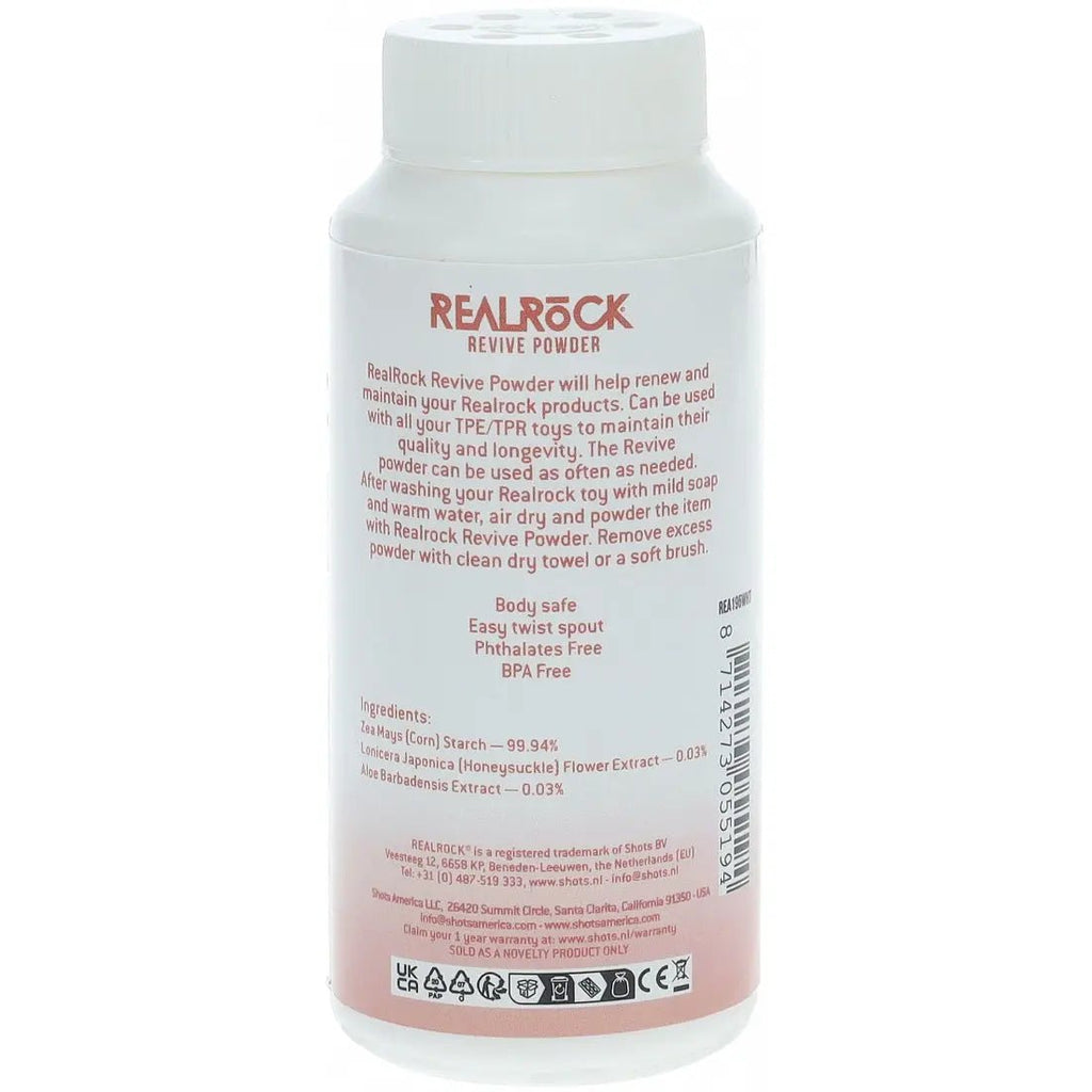 Shop affordable quality REALROCK Revive - Reviving Powder - Refreshing Powder - 60 grams - Discreet Intimate Essentials - DONGS - Shots Toys