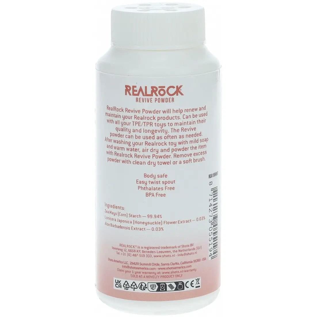 REALROCK Revive - Reviving Powder - Refreshing Powder - 60 grams Shots Toys Discreet Intimate Essentials.