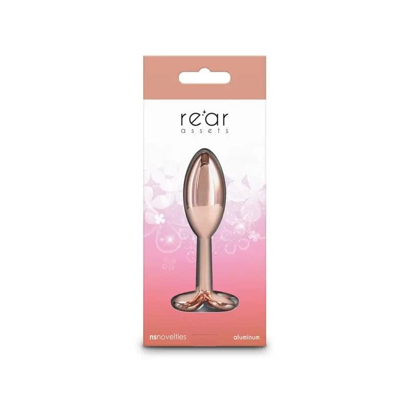Rear Assets Clover -  -  9.2 cm Metallic Butt Plug NS Novelties Discreet Intimate Essentials.