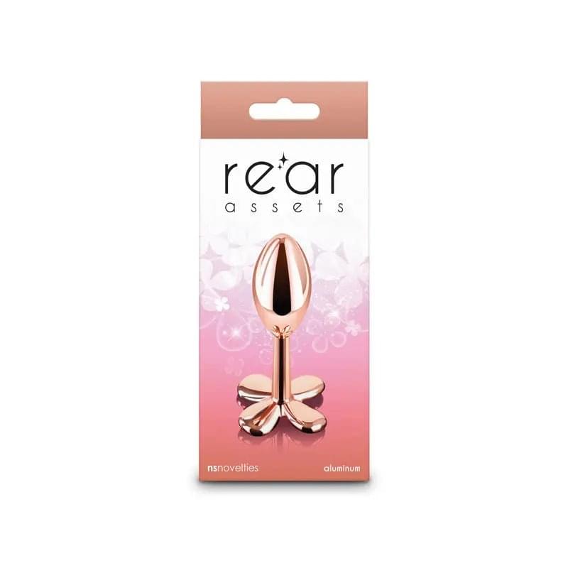 Rear Assets Clover -  -  9.2 cm Metallic Butt Plug NS Novelties Discreet Intimate Essentials.