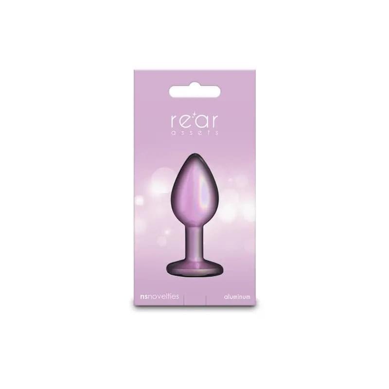 Rear Assets Iridescent - Small -  - Iridescent  7.1 cm Small Butt Plug NS Novelties Discreet Intimate Essentials.