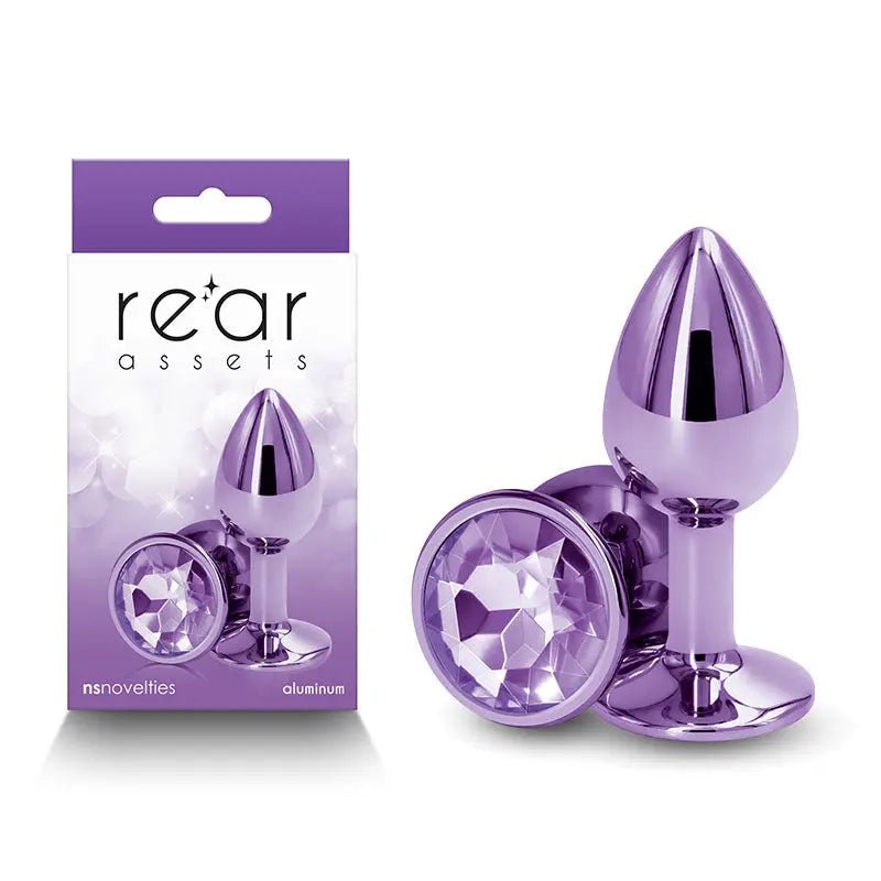 Shop affordable quality Rear Assets - Small - 7.1 cm Small Metal Butt Plug with Round Gem Base - Discreet Intimate Essentials - ANAL TOYS - NS Novelties