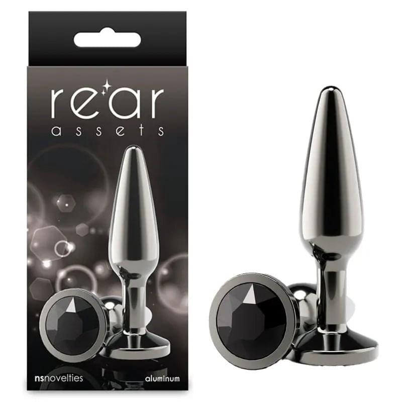 Rear Assets Tapered - Medium - Gunmetal - NS Novelties Discreet Intimate Essentials.