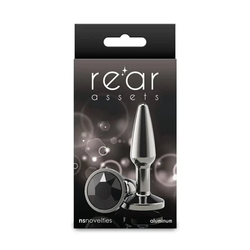 Rear Assets Tapered - Small - Gunmetal - NS Novelties Discreet Intimate Essentials.