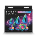 Shop affordable quality Rear Assets Trainer Kit - Multicolour - Rainbow Heart - Multi Metallic Butt Plugs with Rainbow Hearts - Set of 3 Sizes - Discreet Intimate Essentials - ANAL TOYS - NS Novelties