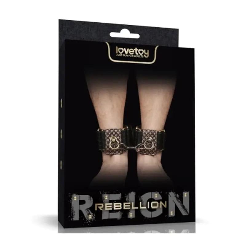 Rebellion Reign Ankle Cuffs Lovetoy Discreet Intimate Essentials.