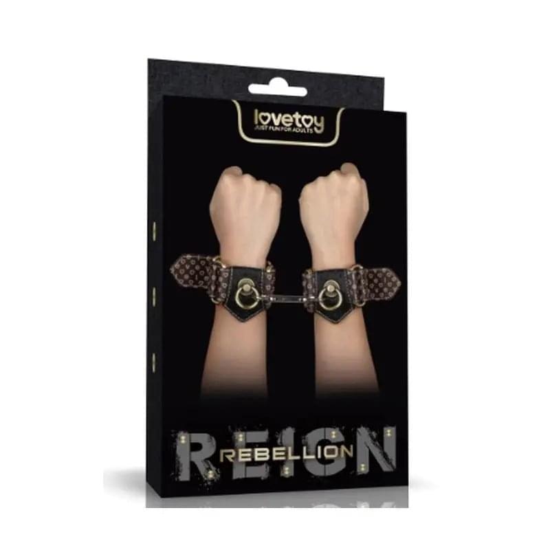 Rebellion Reign Handcuffs Lovetoy Discreet Intimate Essentials.