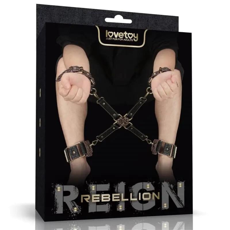 Rebellion Reign Hogtie Set Lovetoy Discreet Intimate Essentials.