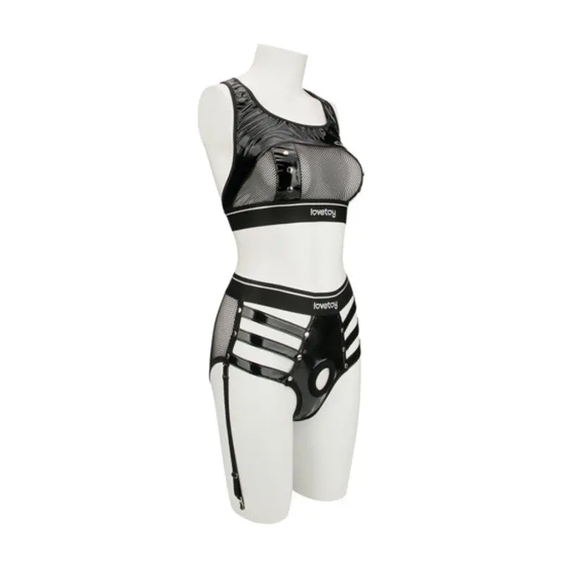Rebellion Reign Iconic Harness Strap On Set L/XL Lovetoy Discreet Intimate Essentials.