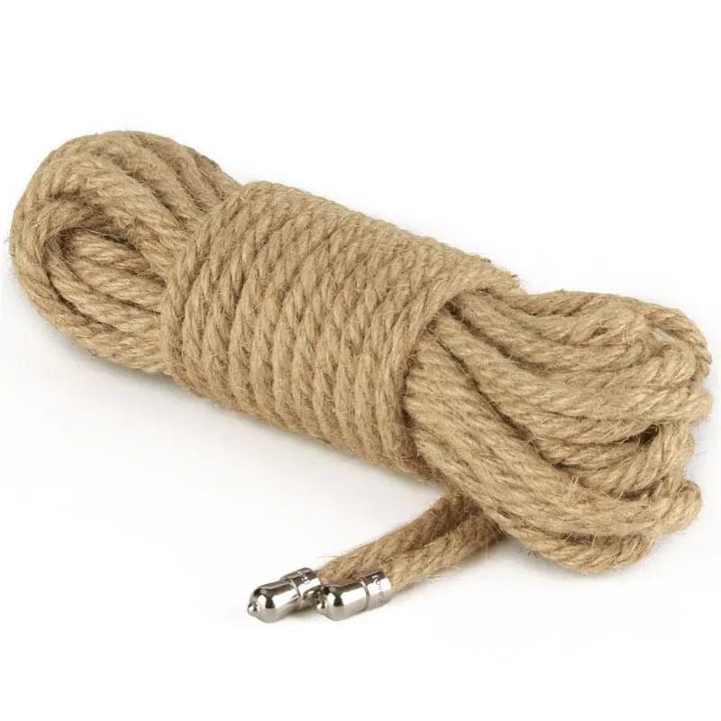 Rebellion Reign Rustic 10m Hemp Bondage Rope Lovetoy Discreet Intimate Essentials.
