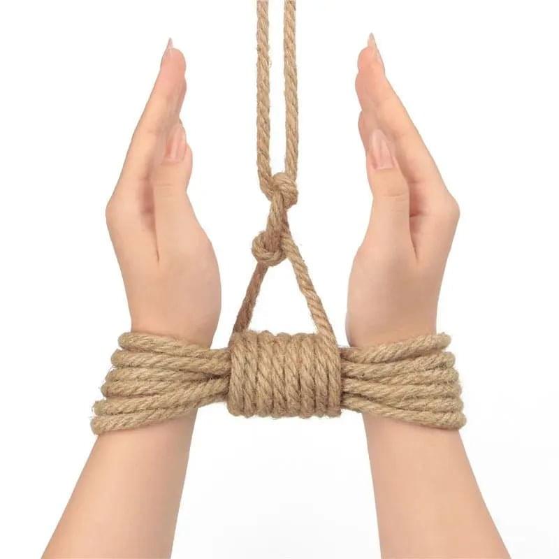 Rebellion Reign Rustic 10m Hemp Bondage Rope Lovetoy Discreet Intimate Essentials.
