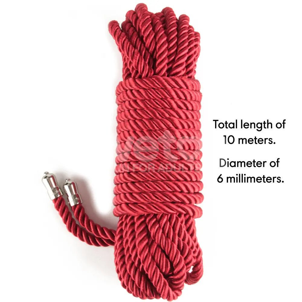 Shop affordable quality Rebellion Reign Silky Bondage Rope - Bondage Rope - 10 metre length - Discreet Intimate Essentials - BONDAGE-TOYS - Lovetoy