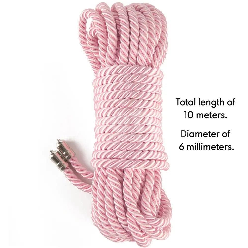 Rebellion Reign Silky Bondage Rope -  -  Bondage Rope - 10 metre length Lovetoy Discreet Intimate Essentials.