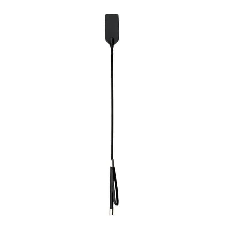 Rectangle Crop Whip Black Fetish Collection Discreet Intimate Essentials.