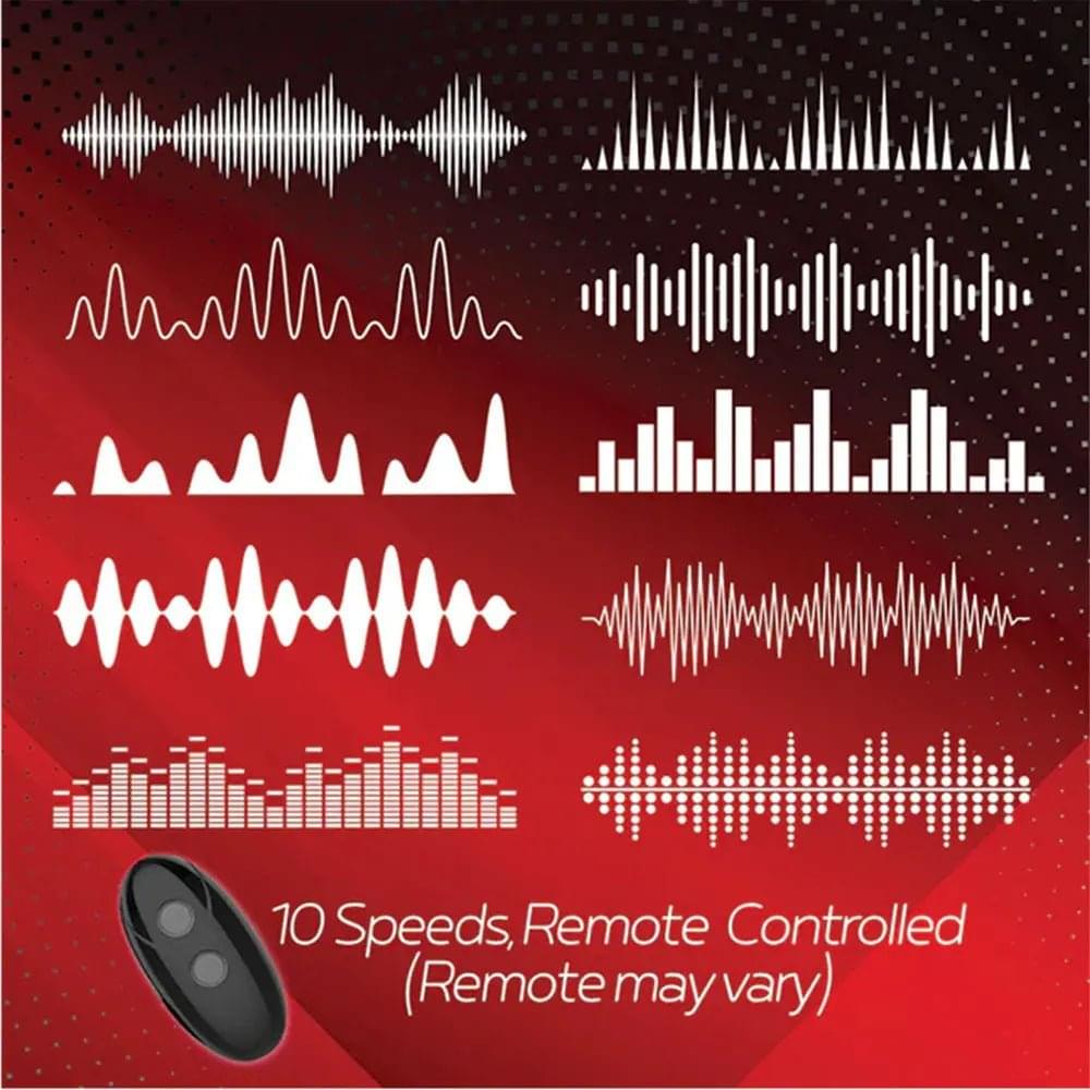 Red Dot Rings - V3 -  USB Rechargeable Vibrating Cock & Ball Ring with Remote Icon Brands Discreet Intimate Essentials.