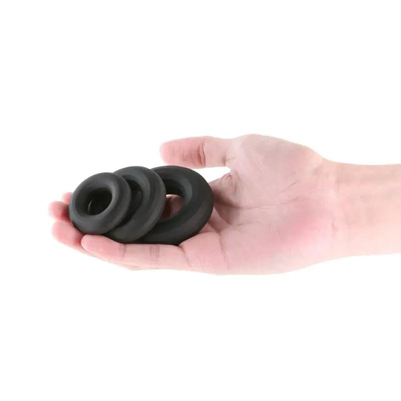 Renegade 3pc Fireman Rings -  -  Cock Rings - Set of 3 Sizes NS Novelties Discreet Intimate Essentials.