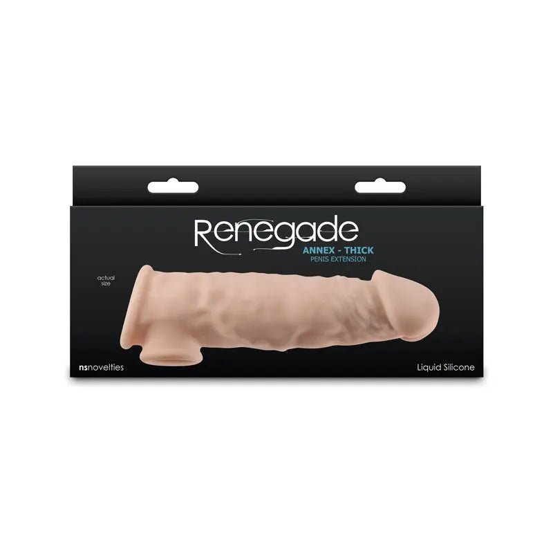 Shop affordable quality Renegade Annex - Thick - 18.6 cm Penis Extender Sleeve - Discreet Intimate Essentials - SLEEVES - NS Novelties
