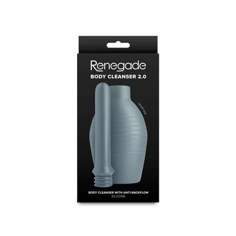 Renegade Body Cleanser 2.0 - Grey - Grey Unisex Douche NS Novelties Discreet Intimate Essentials.