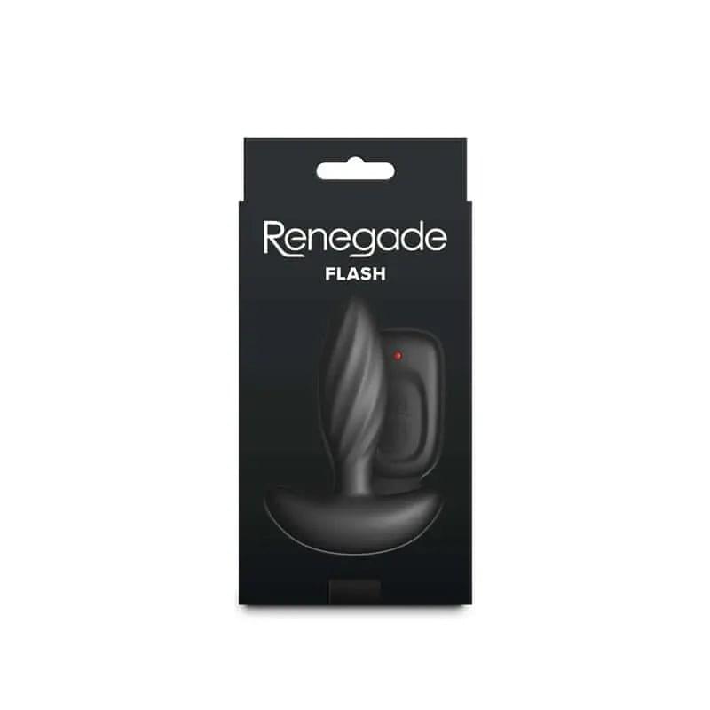 Renegade Flash -  -  10.3 cm USB Rechargeable Vibrating Butt Plug NS Novelties Discreet Intimate Essentials.