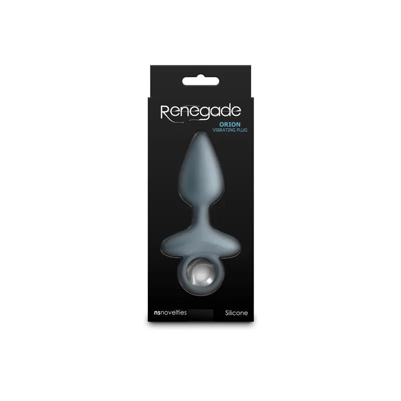 Shop affordable quality Renegade Orion - Grey - Grey 13 cm USB Rechargeable Vibrating Butt Plug - Discreet Intimate Essentials - ANAL TOYS - NS Novelties