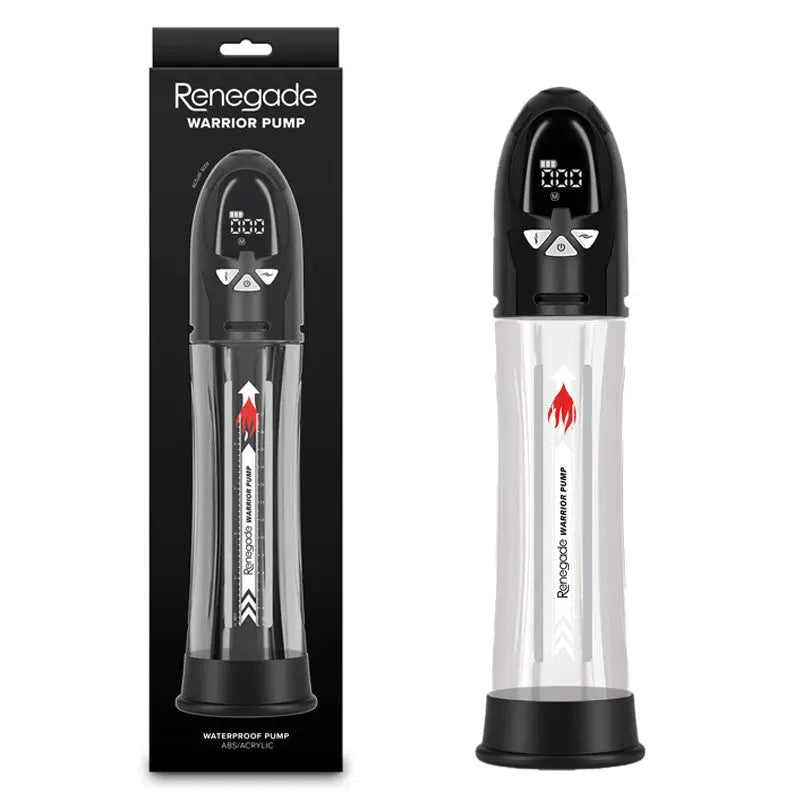 Shop affordable quality Renegade Warrior Pump - /Clear Waterproof Automatic Penis Pump - Discreet Intimate Essentials - PUMPS - NS Novelties
