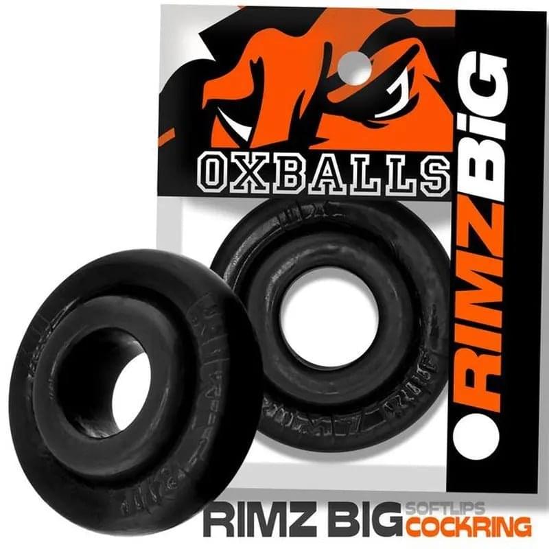 Rimz BIG Ring Black OxBalls Discreet Intimate Essentials.