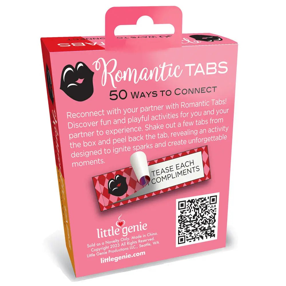 Shop affordable quality Romantic Tabs - Romantic Suggestions - Set of 50 - Discreet Intimate Essentials - GAMES - Little Genie