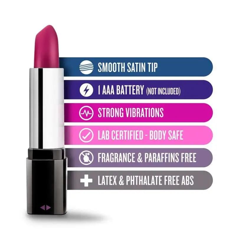 Rose Lipstick Vibe Black Rose Discreet Intimate Essentials.