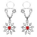 Ruby and Diamond Star Nipple Jewellery Peekaboo Pasties Discreet Intimate Essentials.