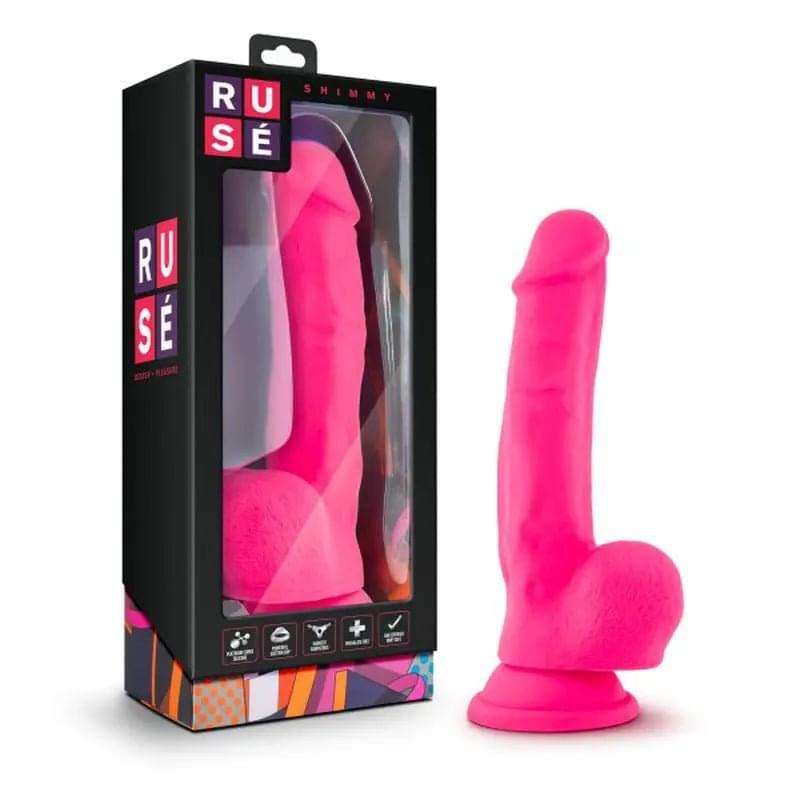Ruse Shimmy Hot Pink Dong Ruse Discreet Intimate Essentials.