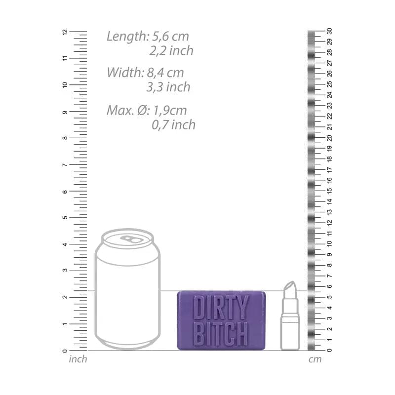 S-LINE Soap Bar - Dirty Bitch -  Novelty Soap Shots Toys Discreet Intimate Essentials.