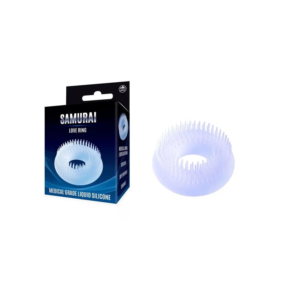 Samurai -  Soft Bristled Cock Ring Excellent Power Discreet Intimate Essentials.