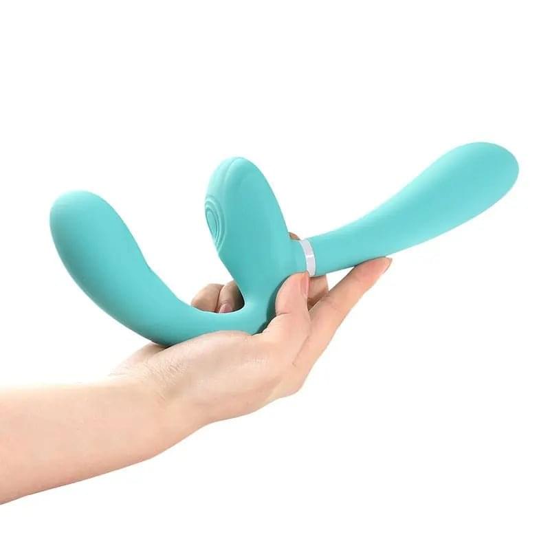 Sapphi Detachable Strapless Strap-on Double Vibrator Arosum Discreet Intimate Essentials.