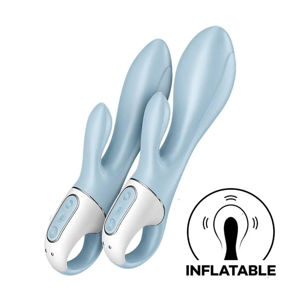 Satisfyer Air Pump Bunny 1 -  USB Rechargeable Inflatable Rabbit Vibrator Satisfyer Discreet Intimate Essentials.