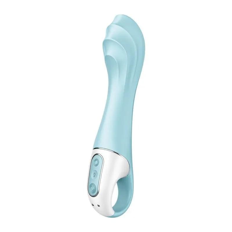 Satisfyer Air Pump Vibrator 5+ Blue Satisfyer Discreet Intimate Essentials.